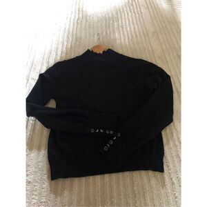 Topshop Cropped Women’s Black Sweater Size 8